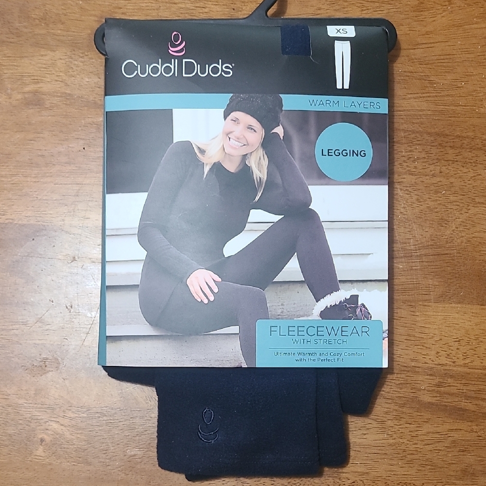 Cuddl Duds Navy Legging